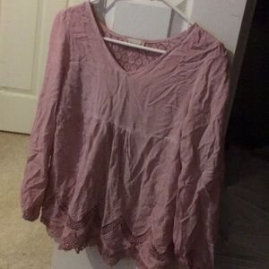 Pink cute top